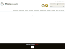 Tablet Screenshot of markanto.de
